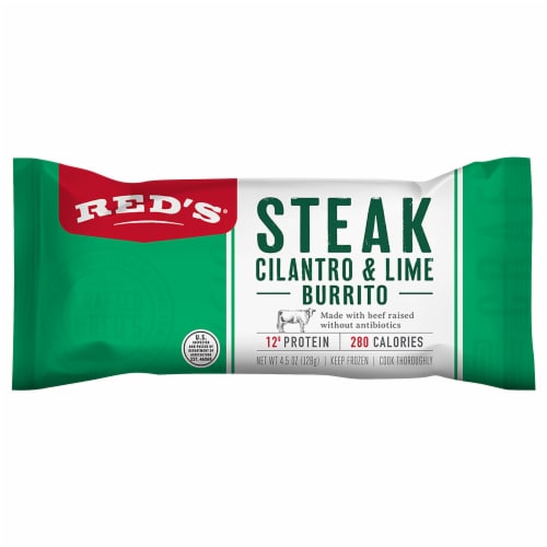 Red's® Steak Cilantro & Lime Burrito Perspective: front
