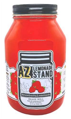 Aioli Gourmet Burgers AZ Lemonade Stand™ Strawberry Lemonade Perspective: front