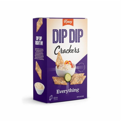 Kravy Dip Dip Everything Crackers Perspective: front