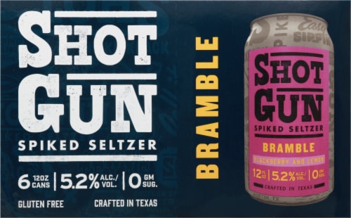 Shotgun Bramble Spiked Seltzer Perspective: front