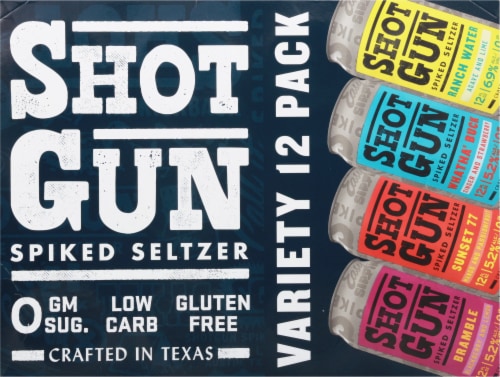 Shotgun Spiked Seltzer Variety Pack Perspective: front