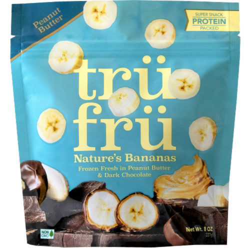Tru Fru Nature's Bananas in Peanut Butter & Dark Chocolate Perspective: front