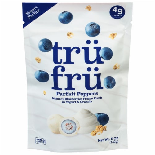 Tru Fru Blueberry Parfait Poppers Perspective: front