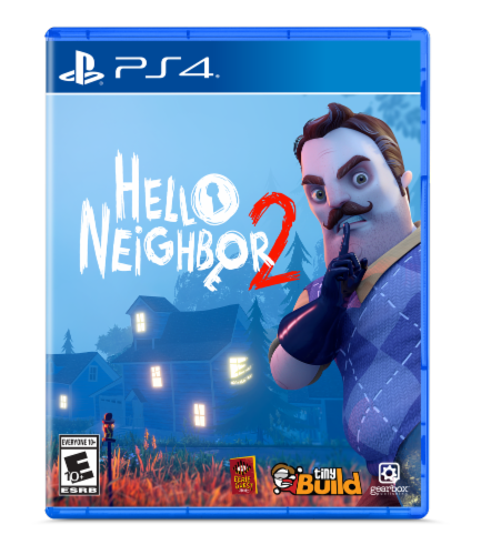 Gear Box Hello Neighbor PlayStation 4 Video Game Perspective: front