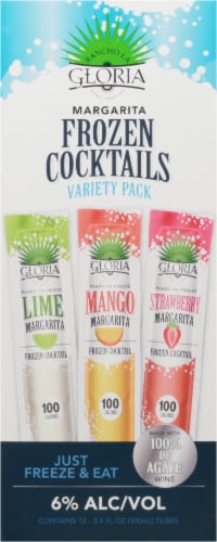 Rancho La Gloria Margarita Frozen Cocktails Variety Pack Perspective: front