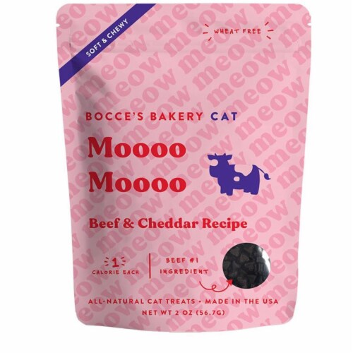Bocces Bakery 850012629535 Moooo Moooo Cat Treat 2 oz 1 Kroger