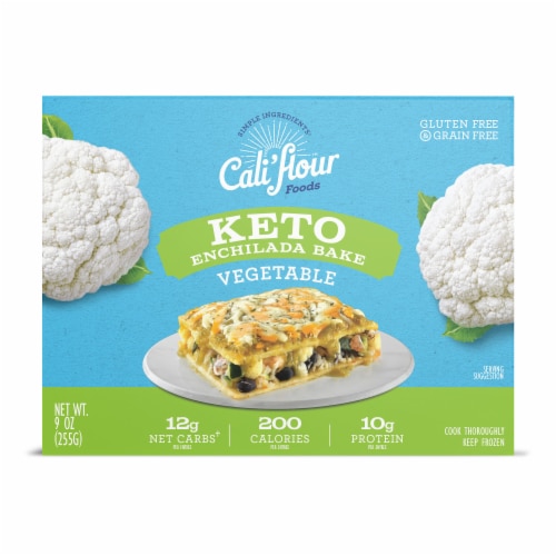 Cali'flour Foods™ Vegetable Enchilada Bake Frozen Meal Perspective: front