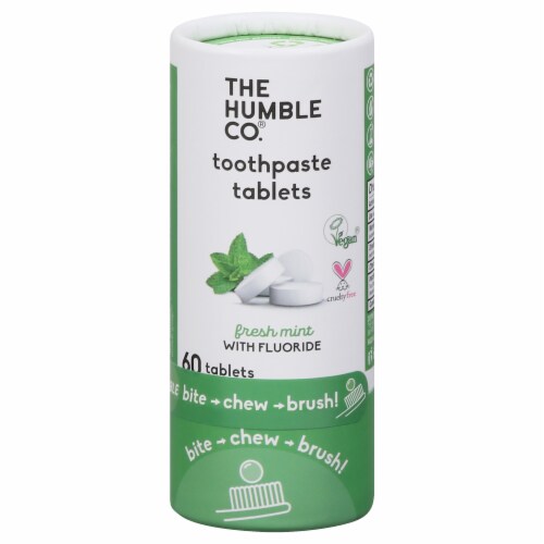 The Humble Co.® Mint Toothpaste Tablets Perspective: front