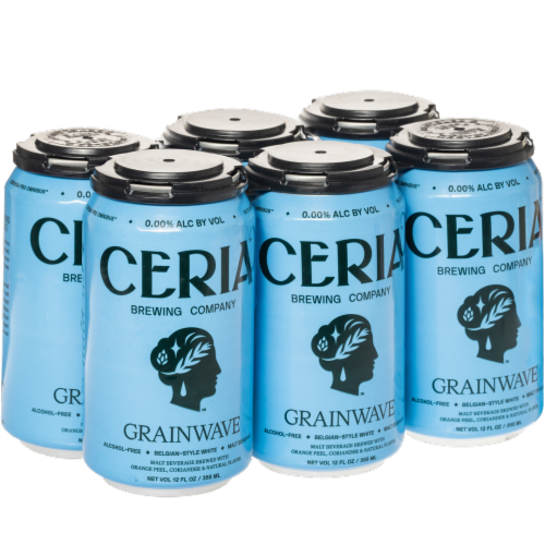 Ceria Grainwave® Alcohol-Free Belgian Style White Ale Perspective: front