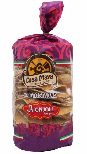 Casa Maya Sesame and Corn Tostadas Perspective: front