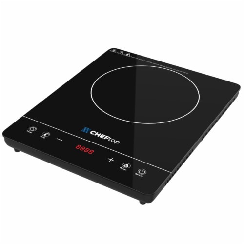 Cheftop Single Burner Induction Cooktop Portable 120V Digital Ceramic Top  1300W with Pot, 1 Unit - Fry's Food Stores