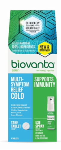 Biovanta® Throat Spray Kit Perspective: front