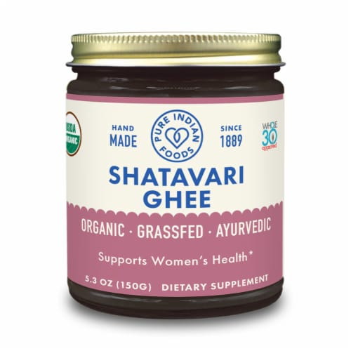 Pure Indian Foods Shatavari Ayurvedic Grassfed Ghee, 5.3 oz Kroger