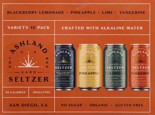 Ashland Hard Seltzer Variety Pack Perspective: front