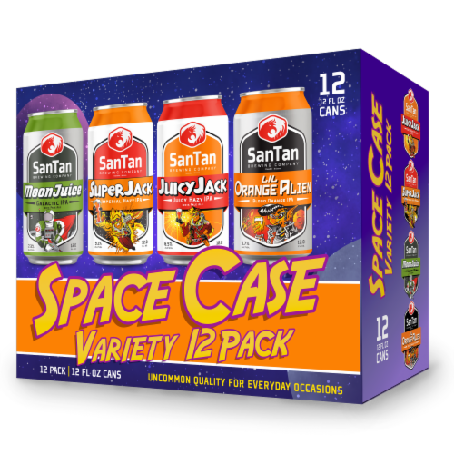 SanTan Brewing Co. Space Case Variety Pack Craft IPA Beer Perspective: front