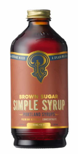 Portland Syrups Brown Sugar Simple Syrup Perspective: front