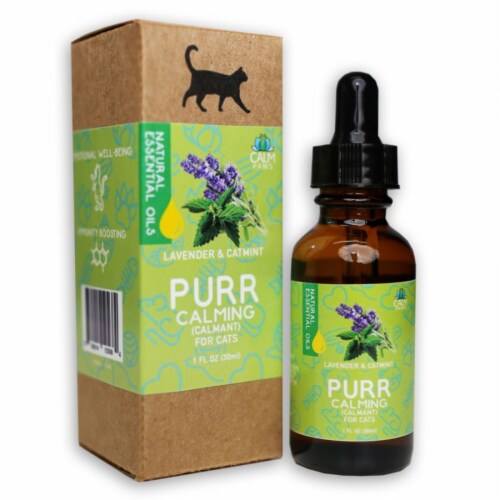 Calm Paws Purr Lavender And Catmint Calming Essential Oil For Cats 1 Kroger