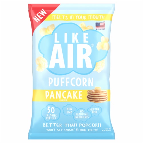 Like Air® Pancake Puffcorn Chips Perspective: front