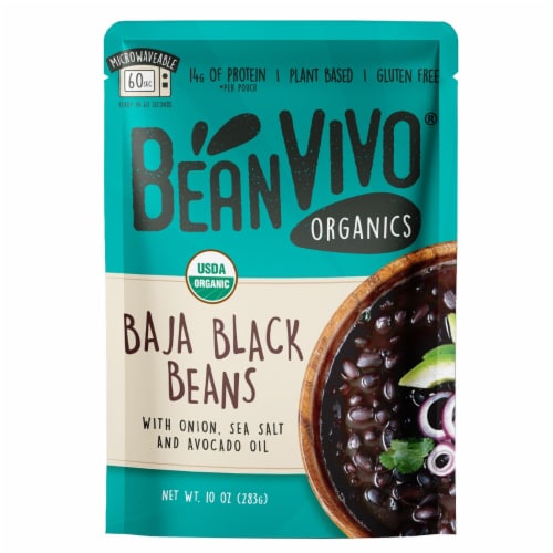BeanVIVO® Organics Baja Black Beans Perspective: front