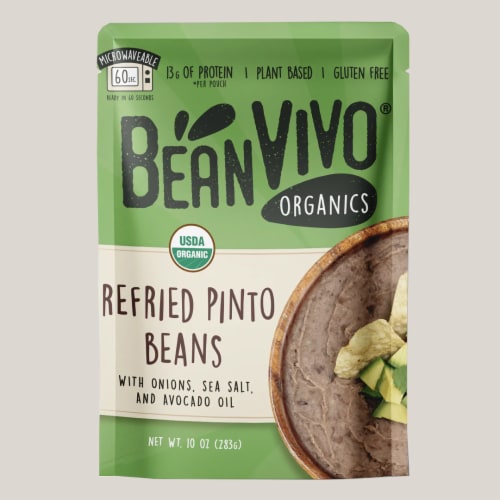 BeanVivo® Organics Refried Pinto Beans Perspective: front