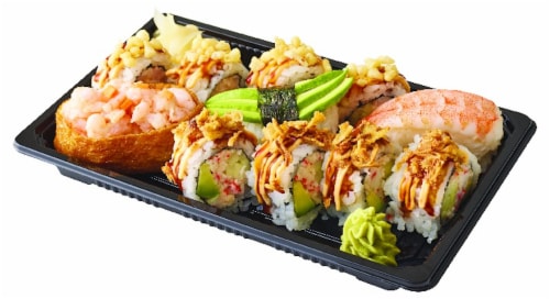Yummi Sushi Crunchy Combo Box Perspective: front