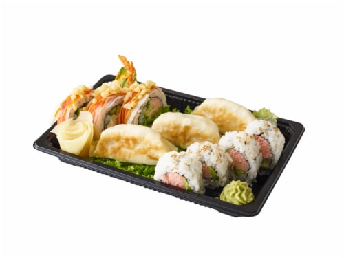 Yummi Sushi Gyoza Combo Sushi Perspective: front