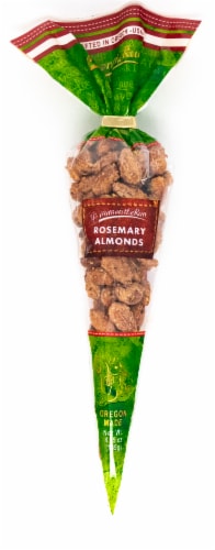 Nuts on the Run Rosemary Almonds Cone Perspective: front