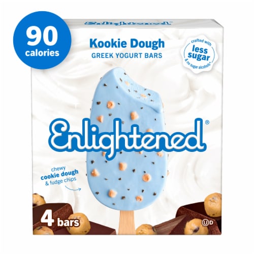 Enlightened® Kookie Dough Greek Yogurt Bars Perspective: front