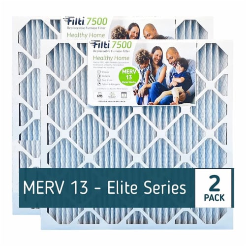 Filti 7500 Pleated Home HVAC Furnace 20 x 25 x 4 MERV 13 Air
