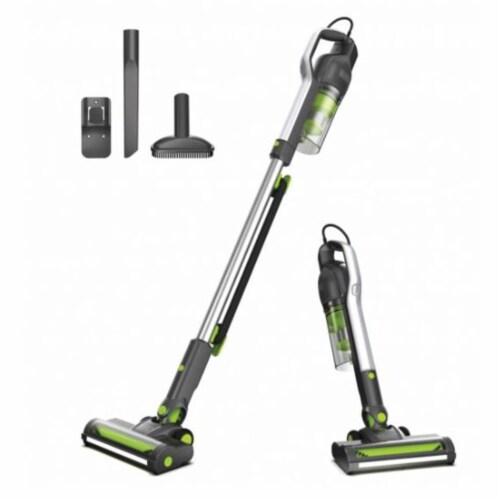 Black and Decker Compact Stick Vacuum Cleaner with HEPA Filter, Gray and  Green, 1 Piece - Harris Teeter