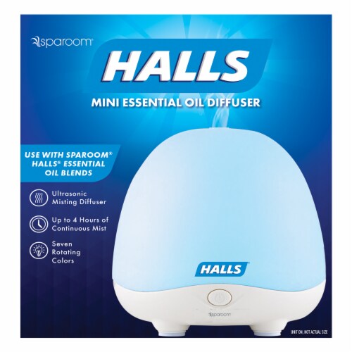 HALLS BellaMist Mini Essential Oil Diffuser Perspective: front