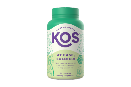 KOS At Ease Soldier! De-Stress Capsules Perspective: front