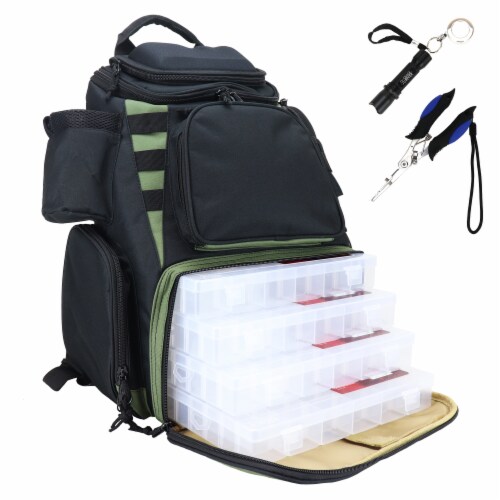 Osage River ULTIMATE Fishing Tackle Backpack Large w Tools 4 Tackle Box, 1  - Kroger