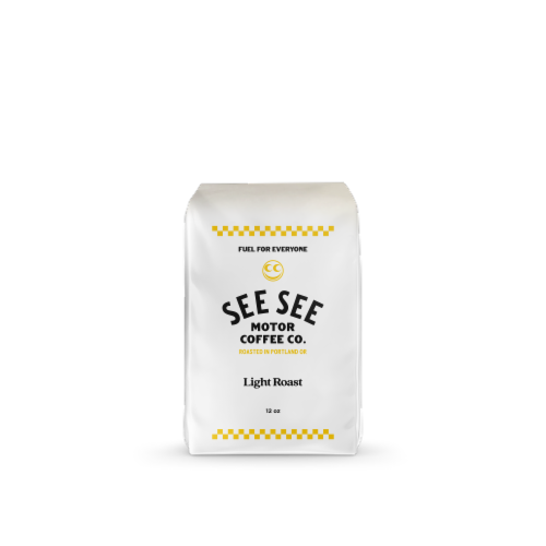See See Motor Coffee Light Roast Coffee Perspective: front