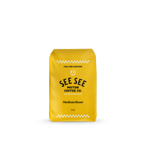 See See Motor Coffee Medium Roast Coffee Perspective: front