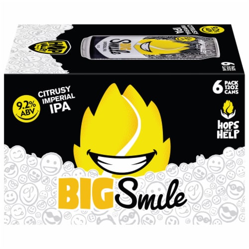 Hop Valley Brewing Co. Citrusy Imperial IPA Perspective: front