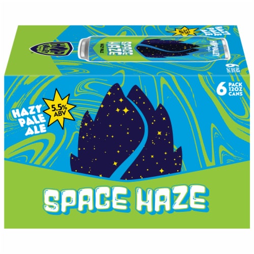 Hop Valley Spaze Haze Hazy Pale Ale Beer Cans Perspective: front