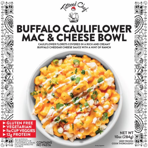Tattooed Chef™ Buffalo Cauliflower Mac & Cheese Bowl, 10 oz - Harris Teeter