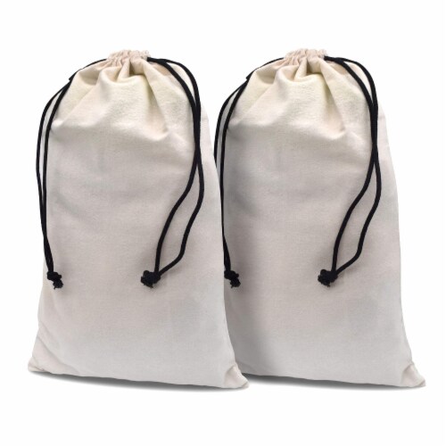 Flannel Boot Bags for Travel and Storage 100 Cotton Duster Pouches with Drawstring Closure Inches Smith s Food and Drug