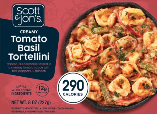 Scott & Jon’s® Creamy Tomato Basil Tortellini Frozen Meal