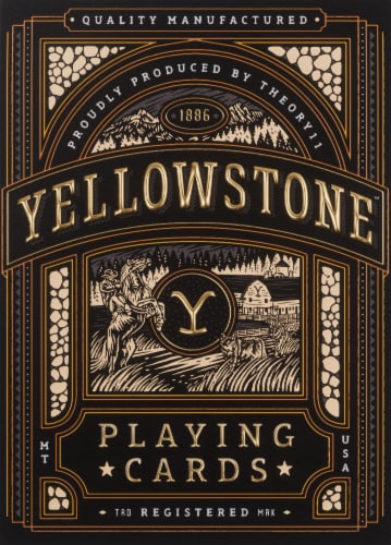 Theory 11 Yellowstone Playing Cards Perspective: front