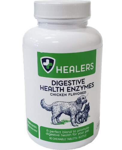 Healers Digestive Health Enzymes Chews Perspective: front