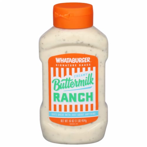 Whataburger® Creamy Buttermilk Ranch Sauce Perspective: front
