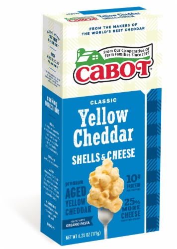 Cabot® Classic Yellow Cheddar Shells & Cheese Perspective: front