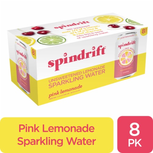 Spindrift® Pink Lemonade Flavored Sparkling Water Cans