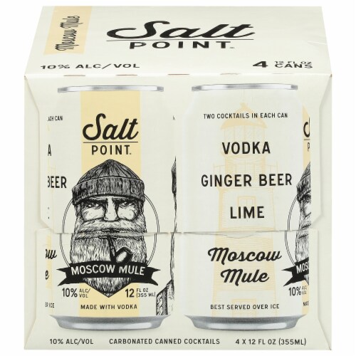 Salt Point® Beverage Company Moscow Mule Ready to Drink Cocktail Perspective: front