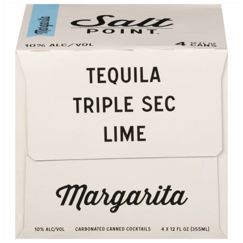 Salt Point Beverage Company Tequila Triple Sec Margarita Ready to Drink Cocktail Perspective: front