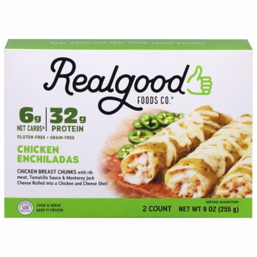 The Real Good Food Company® Grande Chicken Enchiladas Frozen Meal