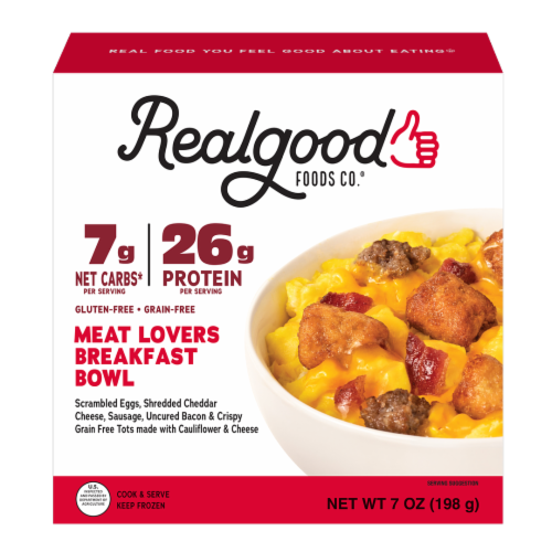 Realgood Breakfast Bowls™ Meat Lovers Bowl Perspective: front