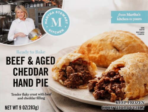 Martha Stewart Kitchen Beef & Aged Cheddar Hand Pies Perspective: front